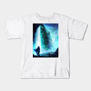 Fantasy waterfall Kids T-Shirt